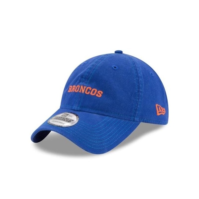 Denver Broncos Gorra | New Era NFL Solid Team Hit 9twenty Adjustable Cap Mexico - Azules